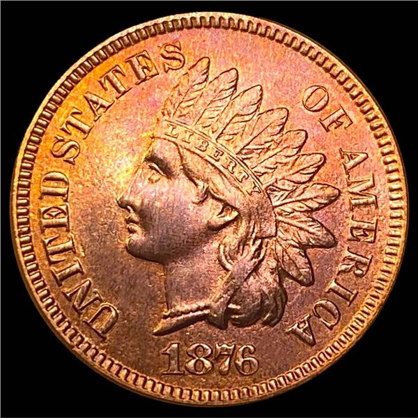 1876 Indian Head Cent CHOICE PROOF