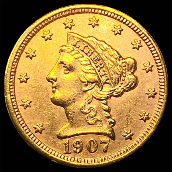 1907 $2.50 Gold Quarter Eagle UNCIRCULATED
