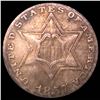 Image 1 : 1857 Silver Three Cent ABOUT UNCIRCULATED