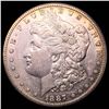 Image 1 : 1887-S Morgan Silver Dollar CLOSELY UNCIRCULATED