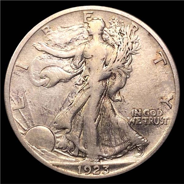 1923-S Walking Liberty Half Dollar ABOUT UNC