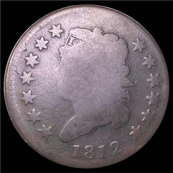 1812 Classic Head Large Cent NICELY CIRCULATED
