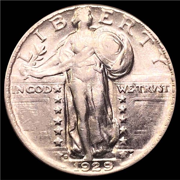 1929-D Standing Liberty Quarter NEARLY UNC