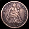 Image 1 : 1877-CC Seated Liberty Dime ABOUT UNCIRCULATED