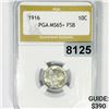 Image 1 : 1916 Mercury Dime PGA - MS65+ FSB
