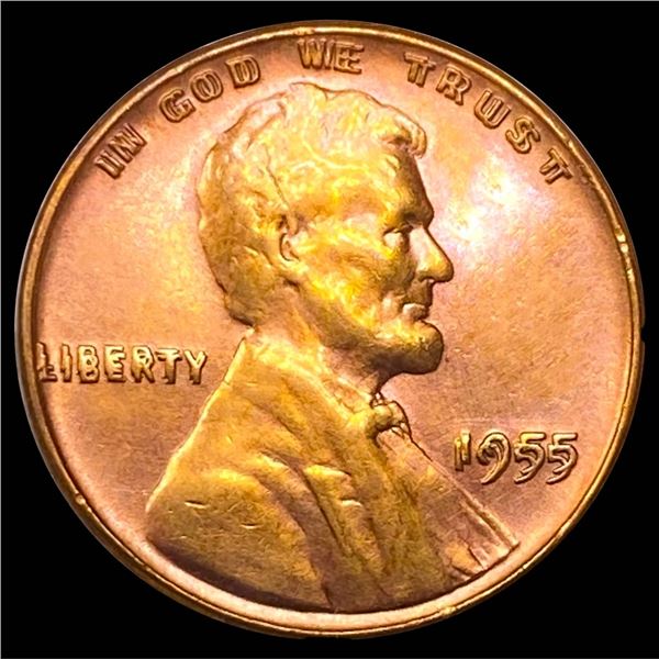 1955/55 DDO RD Wheat Cent UNCIRCULATED