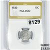Image 1 : 1830 Capped Bust Dime PGA - MS62