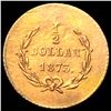 Image 2 : 1873 1/2 Gold Dollar UNCIRCULATED