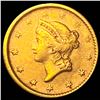 Image 1 : 1852 Rare Gold Dollar NEARLY UNCIRCULATED