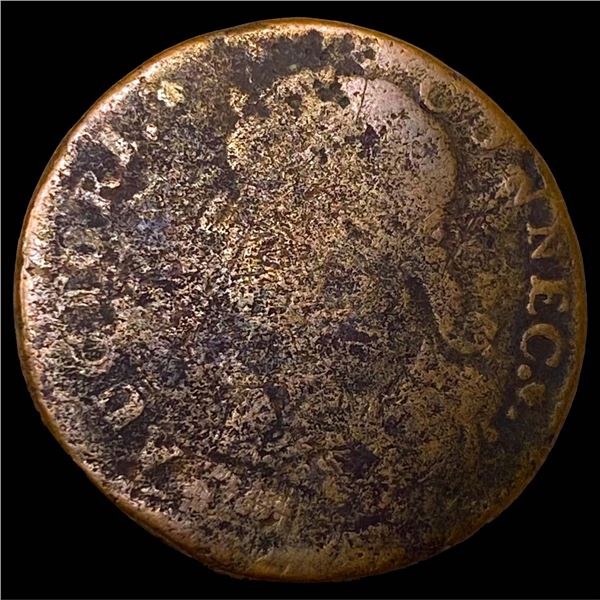 17?? Britannia Halfpenny NICELY CIRCULATED