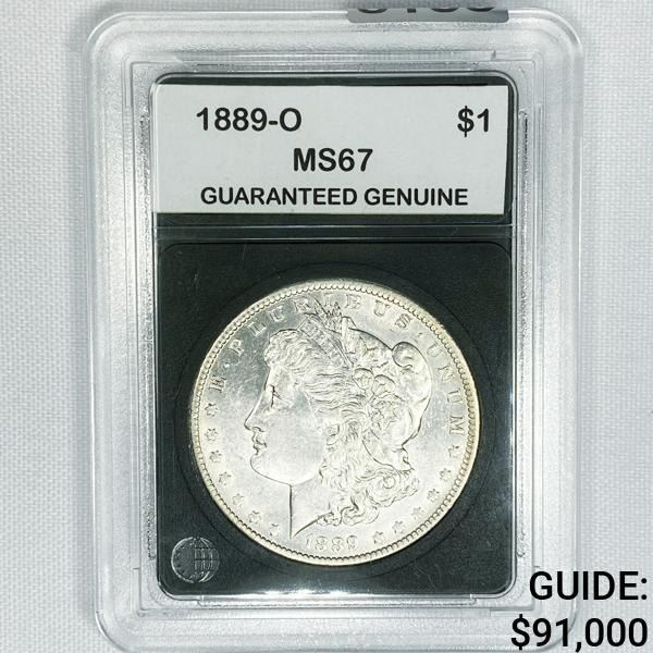 1889-O Morgan Silver Dollar GG - MS67