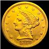 Image 1 : 1873 $2.50 Gold Quarter Eagle ABOUT UNCIRCULATED