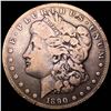 Image 1 : 1890-CC Morgan Silver Dollar LIGHTLY CIRCULATED