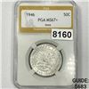 Image 1 : 1946 Iowa Half Dollar PGA - MS67+