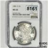 Image 1 : 1881-S Morgan Silver Dollar NGC - MS65