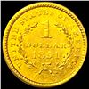 Image 2 : 1851 Rare Gold Dollar UNCIRCULATED
