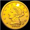 Image 1 : 1904 $2.50 Gold Quarter Eagle NEARLY UNCIRCULATED