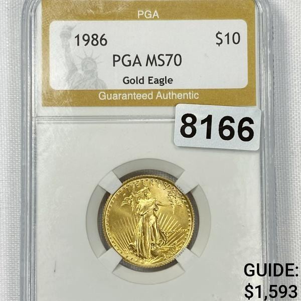 1986 $10 Gold Eagle PGA - MS70
