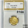 Image 1 : 1986 $10 Gold Eagle PGA - MS70