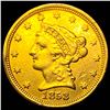 Image 1 : 1858 $2.50 Gold Quarter Eagle ABOUT UNCIRCULATED