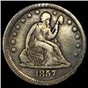 Image 1 : 1857 Seated Liberty Quarter ABOUT UNCIRCULATED