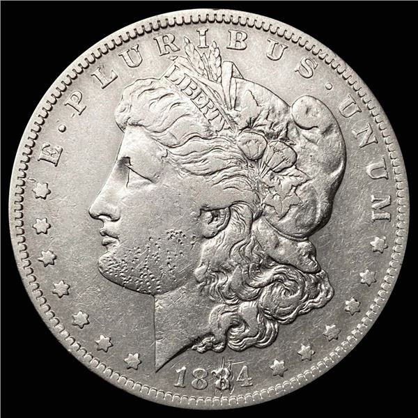 1884-S Morgan Silver Dollar NEARLY UNCIRCULATED