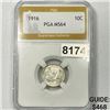 Image 1 : 1916 Barber Dime PGA - MS64