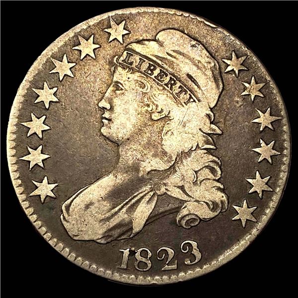 1823 Capped Bust Half Dollar LIGHTLY CIRCULATED