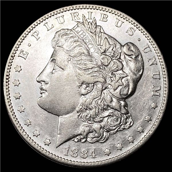 1884-S Morgan Silver Dollar CLOSELY UNCIRCULATED