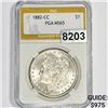 Image 1 : 1882-CC Morgan Silver Dollar PGA - MS65