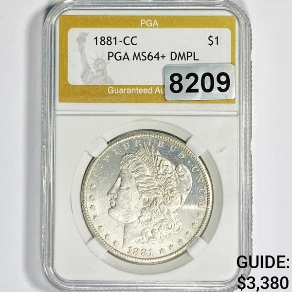 1881-CC Morgan Silver Dollar PGA - MS64+ DMPL