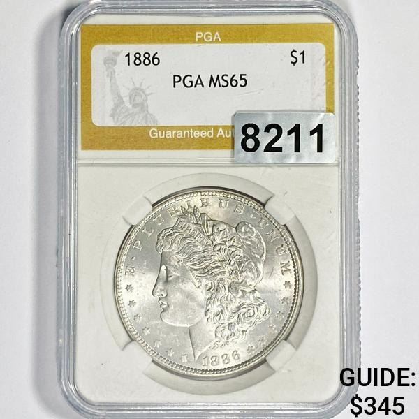 1886 Morgan Silver Dollar PGA - MS65