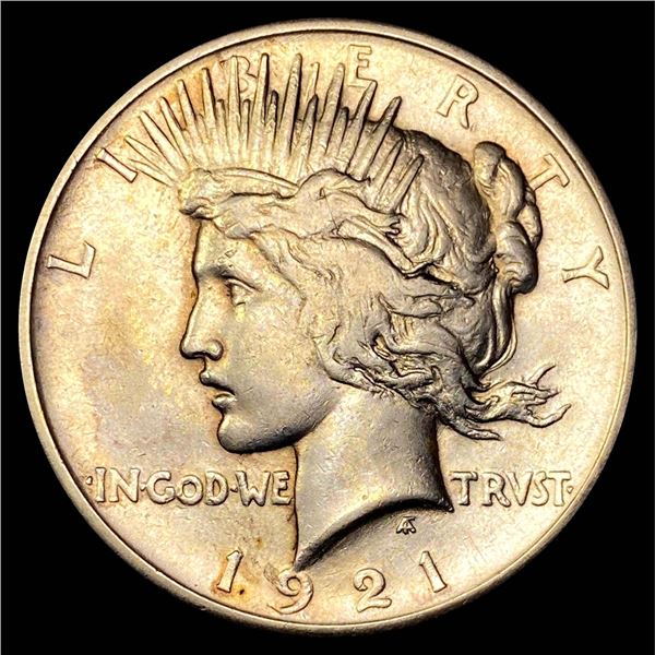 1921 Silver Peace Dollar ABOUT UNCIRCULATED