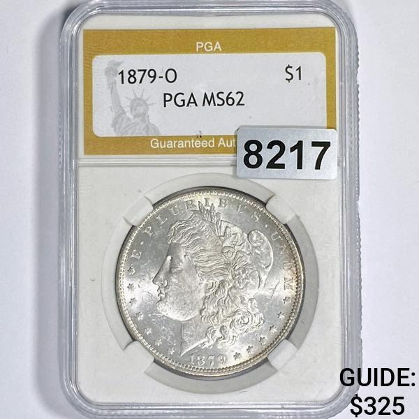 1879-O Morgan Silver Dollar PGA - MS62
