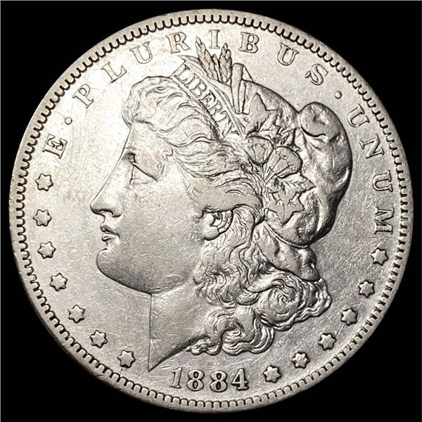 1884-S Morgan Silver Dollar NEARLY UNCIRCULATED