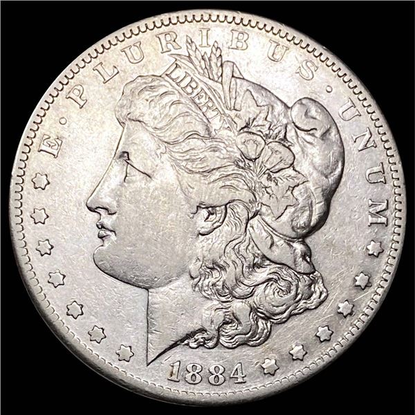 1884-S Morgan Silver Dollar NEARLY UNCIRCULATED
