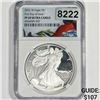 Image 1 : 2022-W 1st Day of Issue Silver Eagle NGC - PF69
