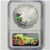 Image 2 : 2022-W 1st Day of Issue Silver Eagle NGC - PF69