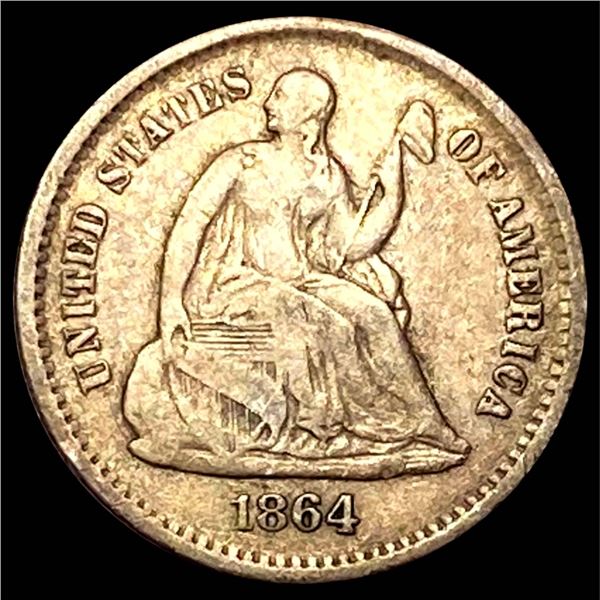 1864-S Seated Liberty Half Dime ABOUT