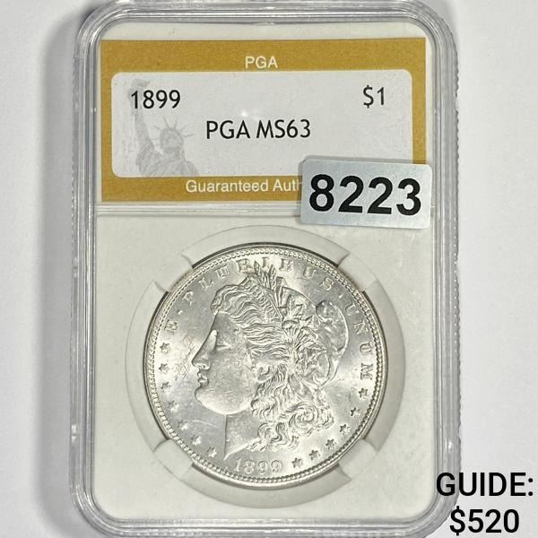 1899 Morgan Silver Dollar PGA - MS63
