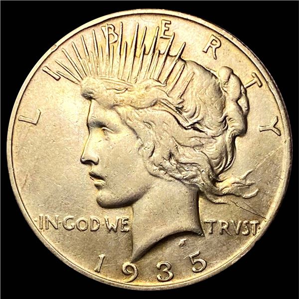 1935-S Silver Peace Dollar LIGHTLY CIRCULATED