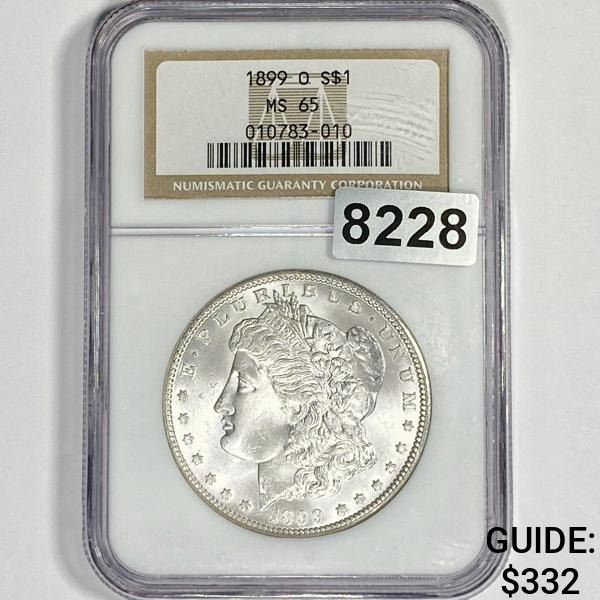 1899-O Morgan Silver Dollar NGC - MS65