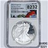 Image 1 : 2022-W 1st Day of Issue Silver Eagle NGC - PF70