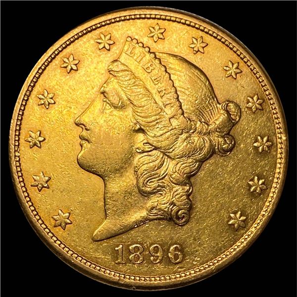1896-S $20 Gold Double Eagle UNCIRCULATED