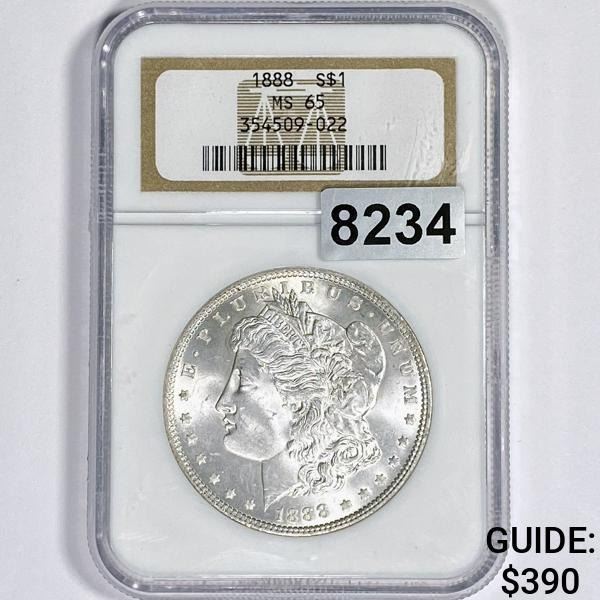 1888 Morgan Silver Dollar NGC - MS65