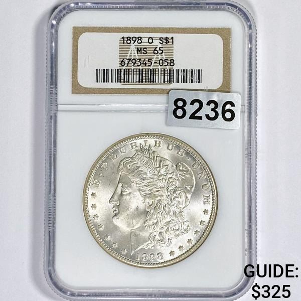 1898-O Morgan Silver Dollar NGC - MS65