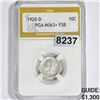 Image 1 : 1920-D Mercury Silver Dime PGA - MS63+ FSB