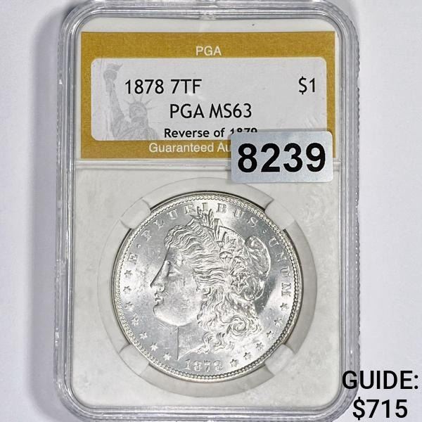 1878 7TF Rev of 79 Morgan Silver Dollar PGA -