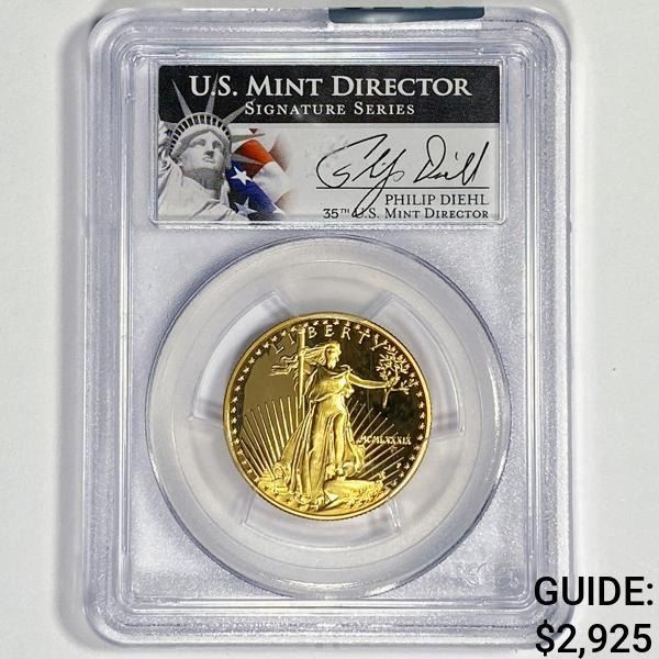 1989-P Signature Series $25 Gold Eagle PCGS -