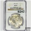 Image 1 : 1922 Silver Peace Dollar NGC - MS63